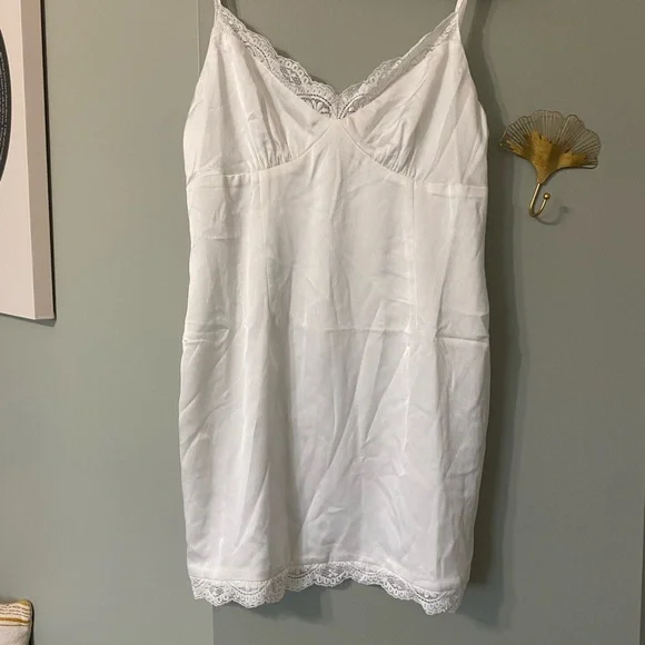 princess polly white slip dress Princess Polly Champagne Slip Dress